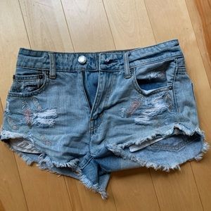 Denim shorts